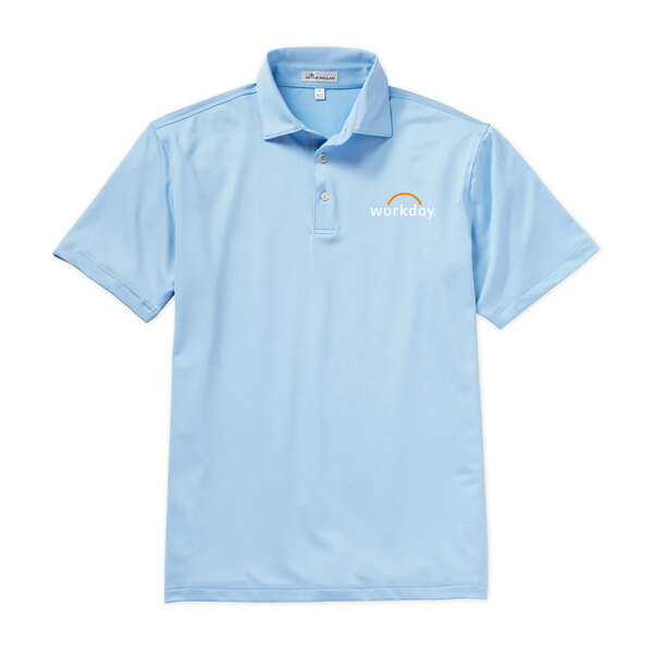 Peter Millar Mens Solid Performance Polo